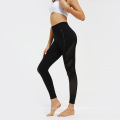 Pantalon de yoga à taille haute coulant les leggings sans couture